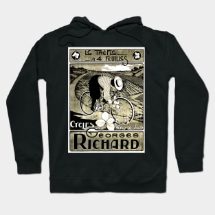 Georges Richard Cycles Art Nouveau Vintage French Bicycle Advertisement Hoodie